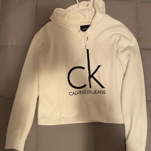 NEW Calvin Klien pullover hoodie ( cropped ish )